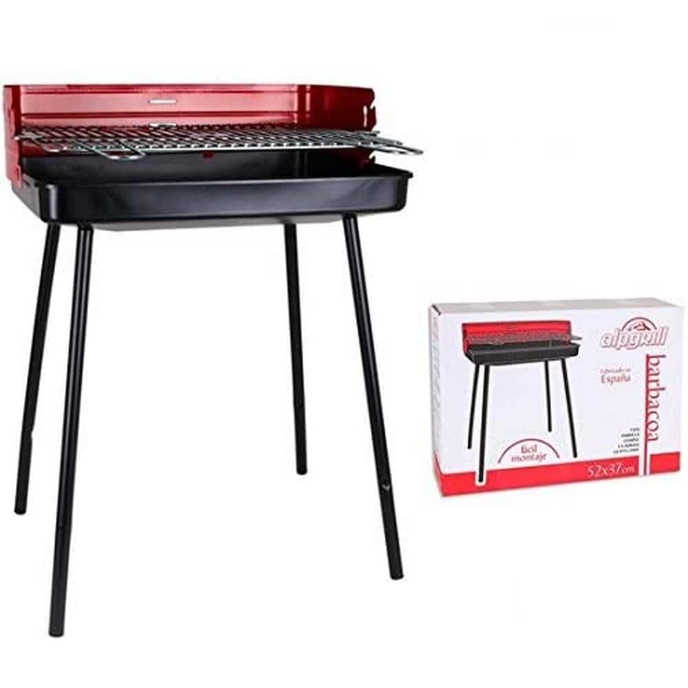 Barbecue rectangulaire 52 x 37 cm pour cuire de grandes pièces de viande