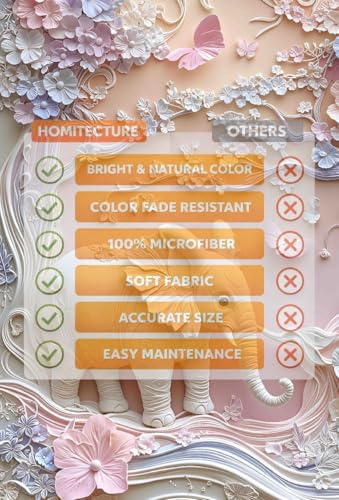 Image of 7D Flat Bedsheet 400TC Sheet Set, Kids Design bedsheet, Floral Design, Decorative Bedding with Daisy Pattern, Kids Room Decor, 90X100 Inch (ELEPHENT)