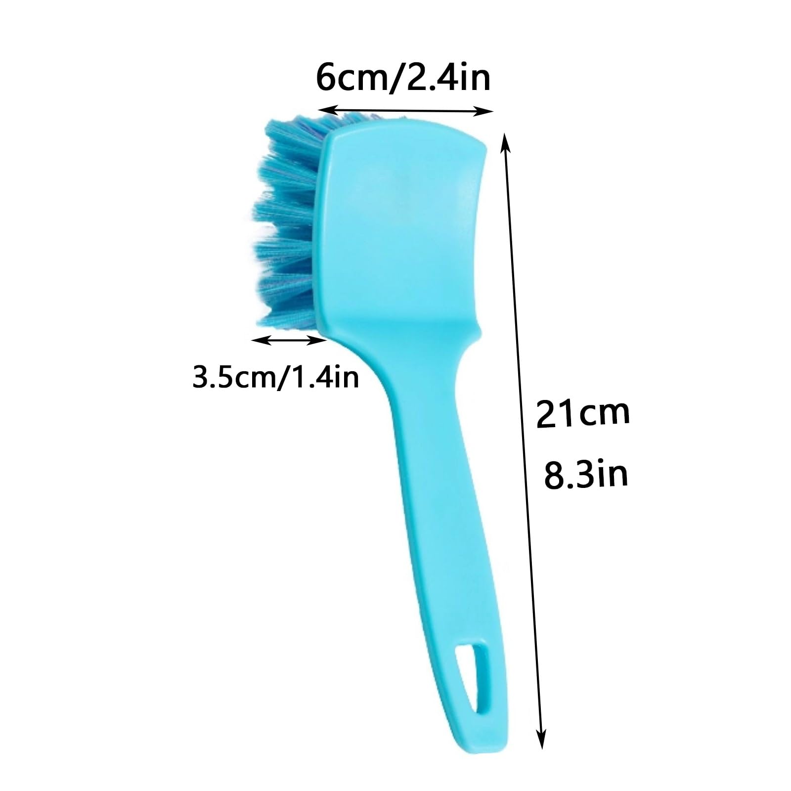 Szczotka do Czyszczenia Opon, Szczotka o Niskim Oporze, Odporna na Wypadanie, Możliwość Zawieszenia, Odpowiednia do Samochodów, Motocykli, Rowerów(3pcs)