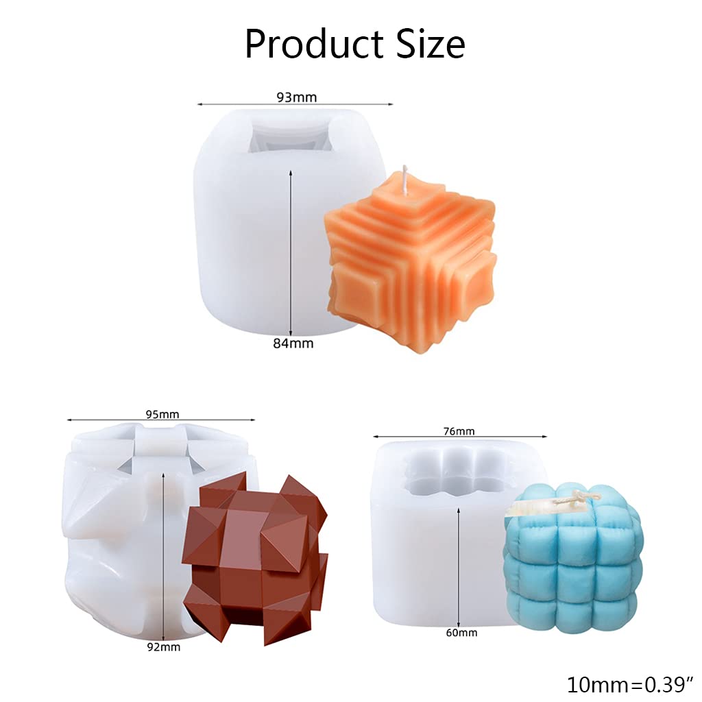 DIY świeca woskowa silikonowe formy do świec sojowych forma do rzemiosła aromaterapia tynk 3D