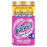 Vanish Stain Remover, Gold Oxi Action Powder, 1.5kg, Removes Stains Laundry Detergent Leave Behind, Protects Fabric Colours and Removes Odours, Bleach Free