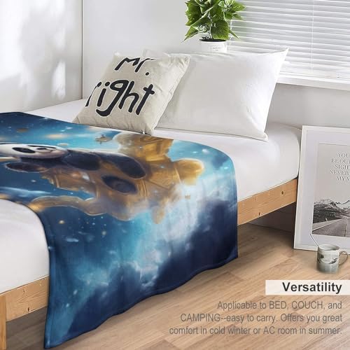 Couverture Panda en flannel pour des soirées cocooning chaleureuses - 7