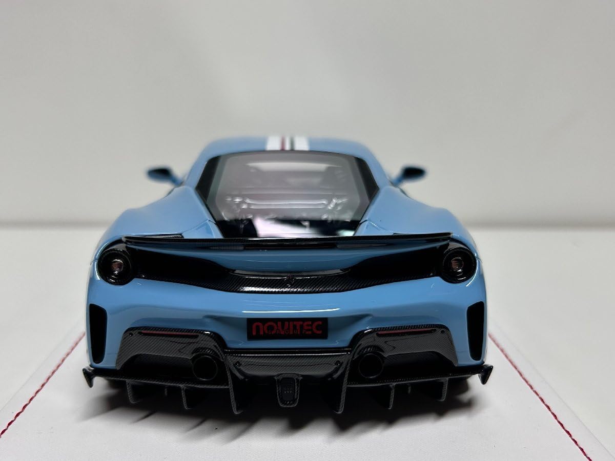 Amazon | 希少品 IVY 1/18 Novitec Ferrari 488 Pista Azzuro La