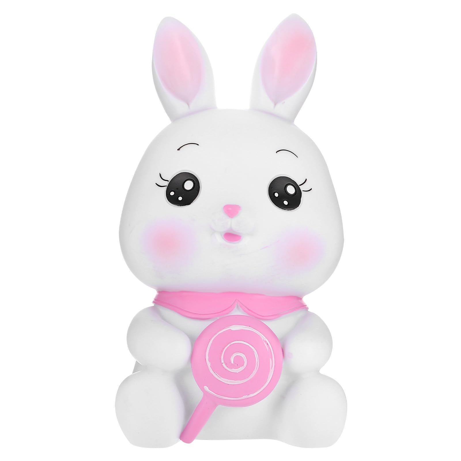 Hucha de conejito LABRIMP de vinilo irrompible para decorar la mesa de noche infantil