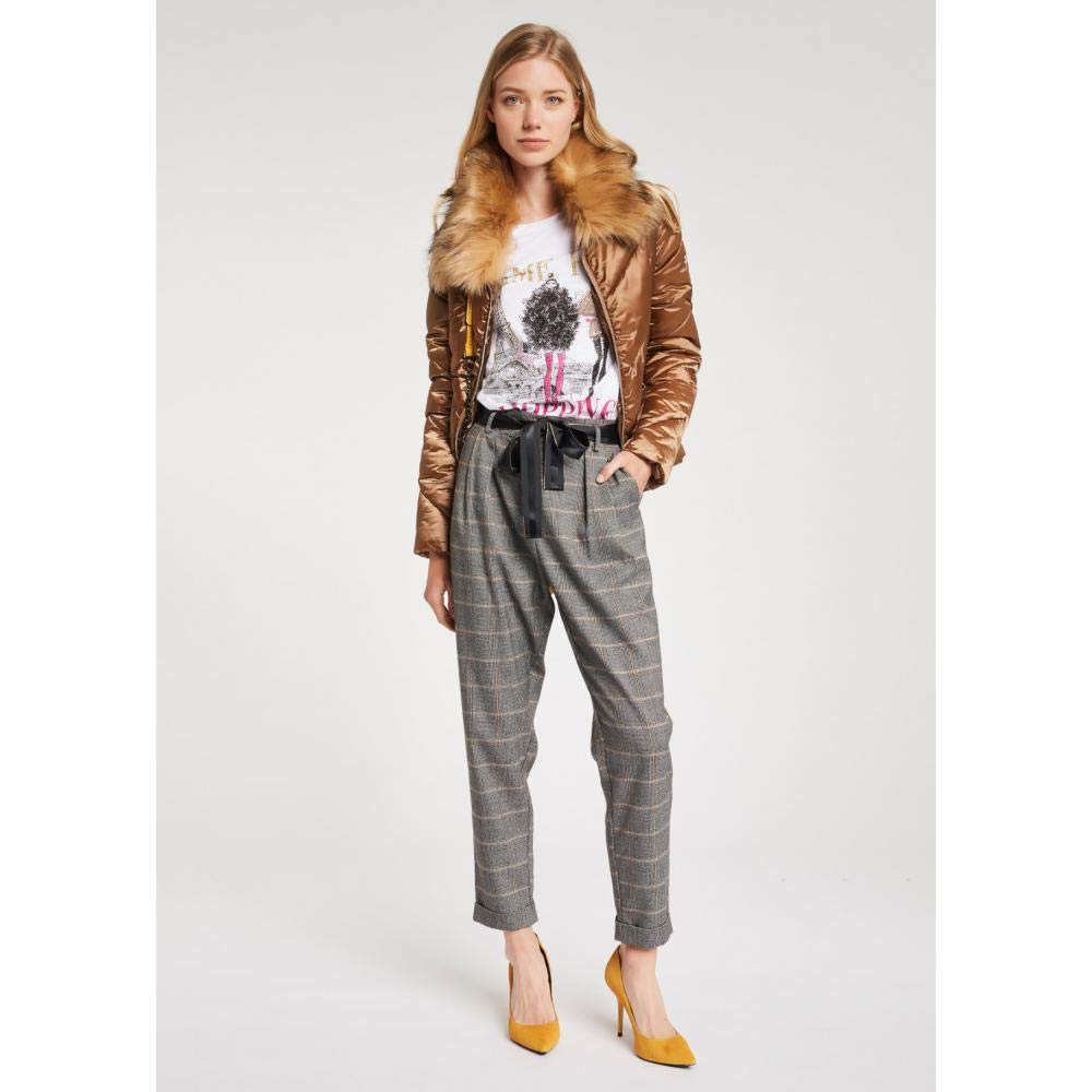 Gaudì Pantalone Uomo Chino con Motivo Check Autunno Inverno 2020 (43 Uomo Italy)