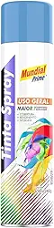 Tinta Spray Uso Geral 400ml, MUNDIAL PRIME, Azul Claro, AE01000066