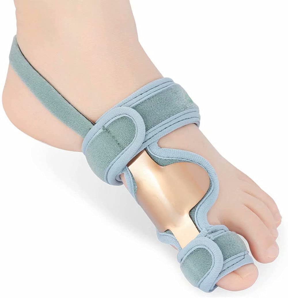 Korrektor, Pediküre-Korrektor, Goldstahl-Stent-Zehenausrichter, ergonomisches Design, für Zehenüberlappung, Hallux Valgus, rechts (rechts)