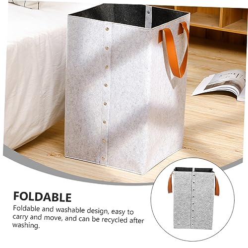 Panier de rangement pour linge compact pour petits appartements - 5