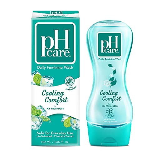 New PH Care Cooling Comfort Daily Feminine Wash 150ml (Buy 2 get Free Rexona Deo Sampler)