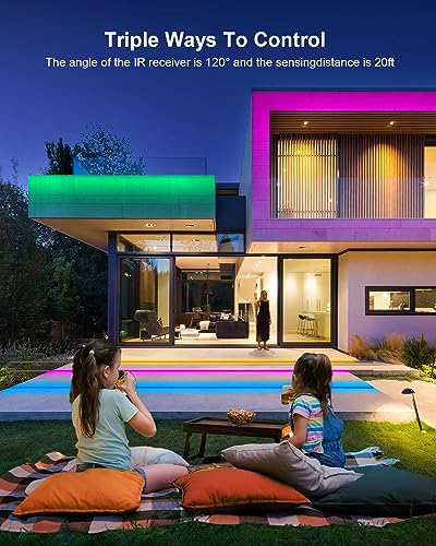 Nexillumi LED LIGHTS FOR BEDROOM 100Ft Waterproof Led Strip Lights thumb #3