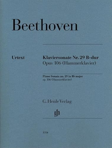 Sonate n29 op.106 sib maj. --- piano