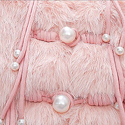 Girls Faux F𝐮r Cute Coats Button S𝐡erpa Trendy Shaggy Jackets Toddler Fall Winter Casual Warm Thick Clothes3