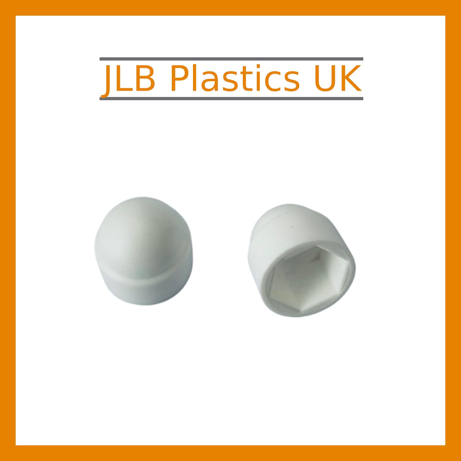 Białe plastikowe nakładki na śruby z kopułą chroniące nakrętki, M6 M8 M10 M12, 10 13 17 19 mm (2000, M6 (klucz 10 mm)
