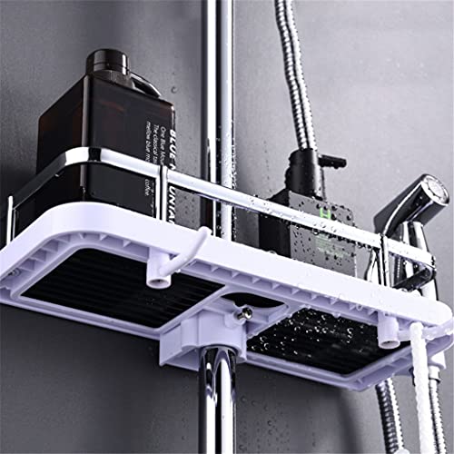 Rangement de douche adaptable sur robinet de bain et colonne de douche