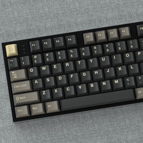 Image of Guffercty kred Cherry Profile PBT Keycaps 157 Key Set, Custom Keycaps Fit 60% /65% /75% /80% /TKL /100% Mechanical Keyboard for Office Gamers (Apes)