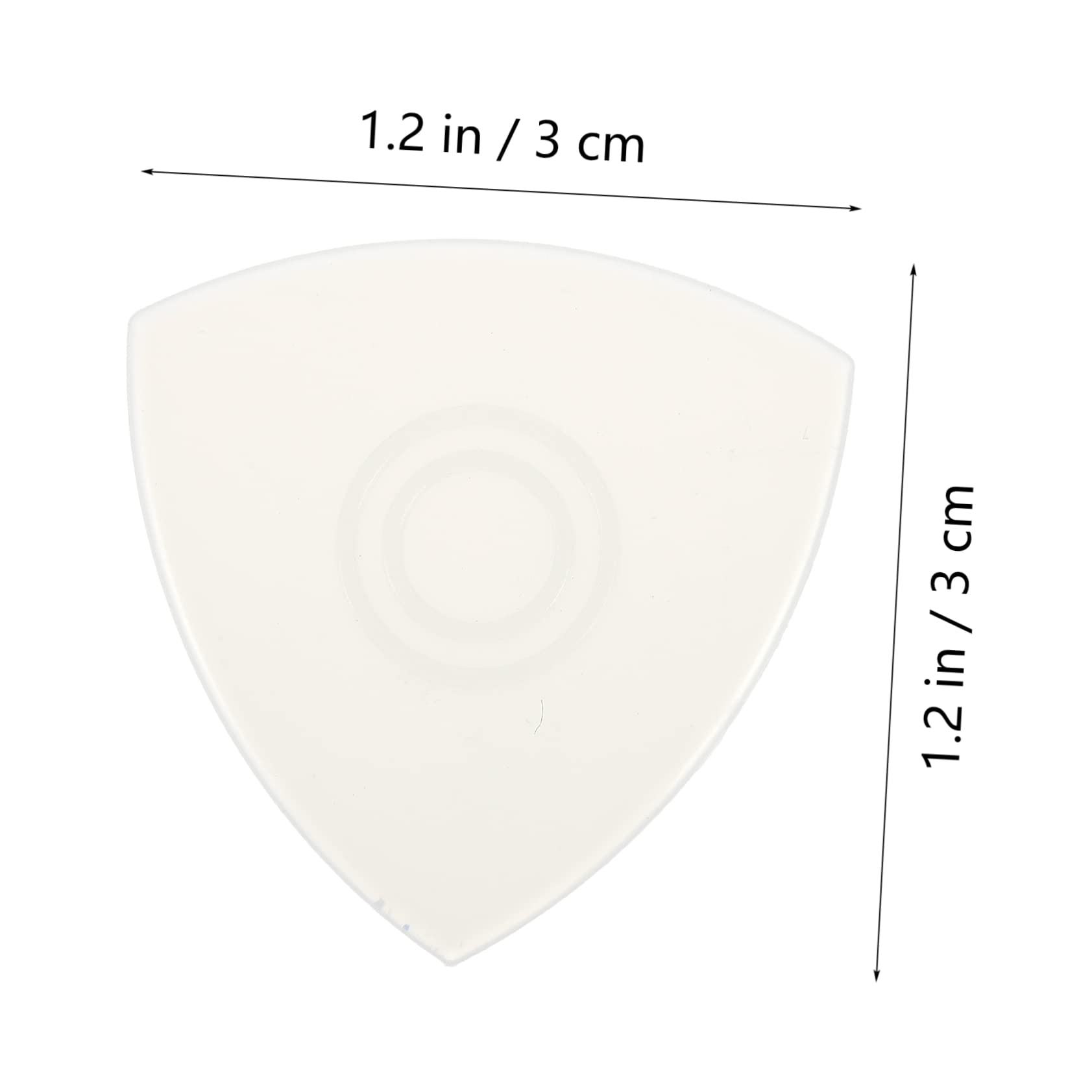 BESTonZON 60pezzi Plettri Per Chitarra Nylon Professionali Antiscivolo e Trasparenti Per Yueqin e Ukulele Sostituzione Per Plettri Danneggiati Di Strumenti Musicali