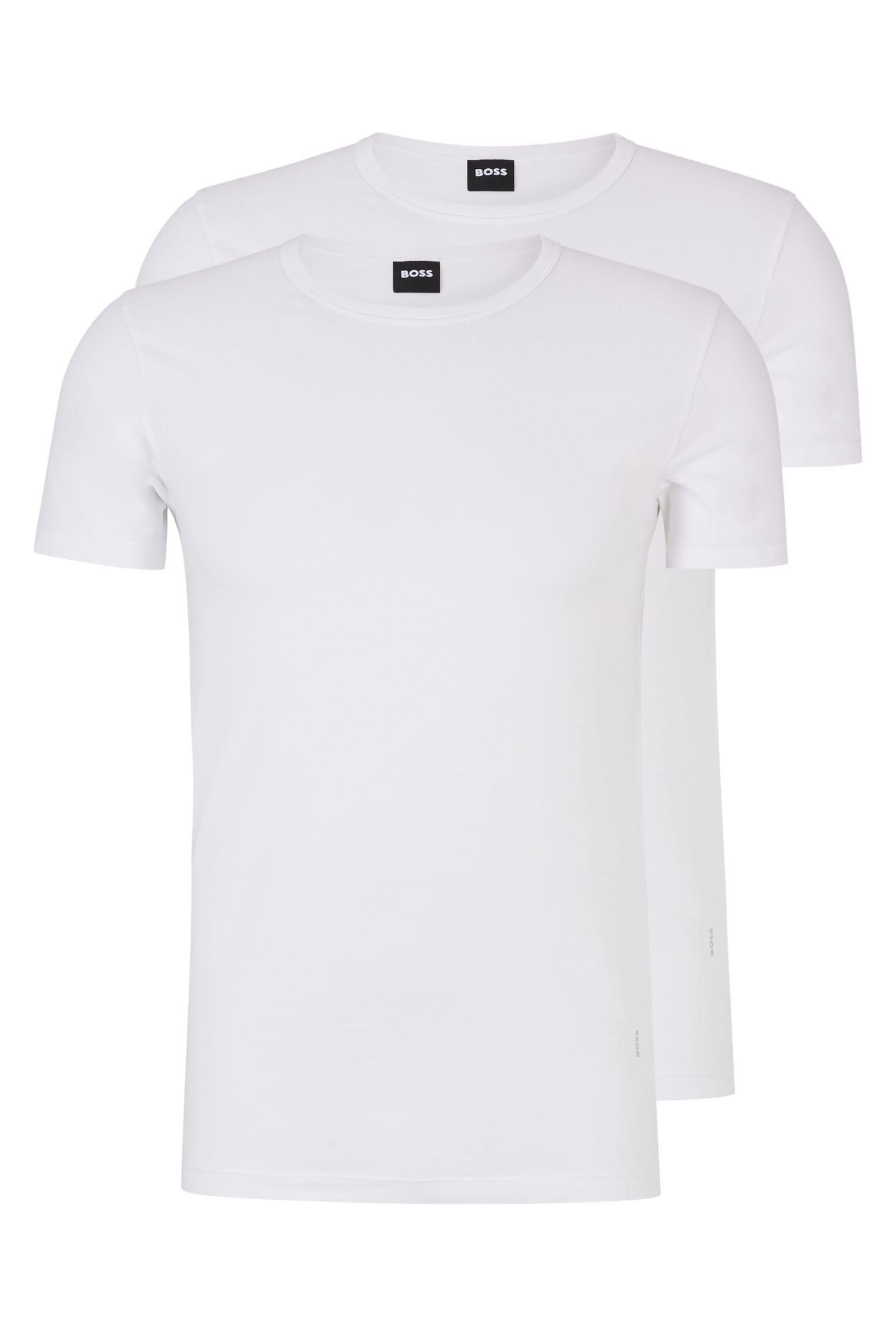BOSSMen's T-shirt Rn 2p Co/El T-Shirt