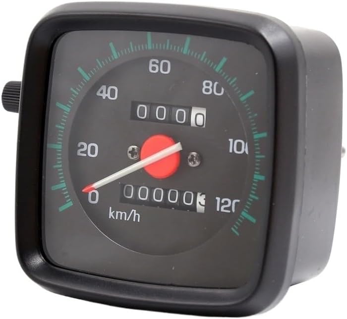 Odometer Speedometer Motorcycle Speedometer Odometer DC 12V Dual Odometer Tachometer Speedometer Cluster Indicator For EN Motorcycle