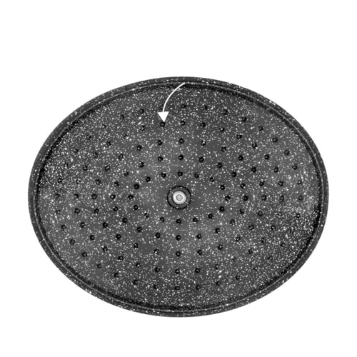 Foto von STONELINE Bräter Induktion, 2 teiliges Set, Schmortopf 20 cm Schwarz und Bräter 32 cm Rot, Bräter mit Deckel backofengeeignet, Topf beschichtet mit echten Steinpartikeln