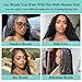 Human Braiding Hair for Boho Braids 110g 20 Inch Deep Water Wave Bulk Human Boho Hair for Braiding No Weft 12A Wet and Wavy Curly Human Hair Extensions 2 Bundles/Pack Natural Color