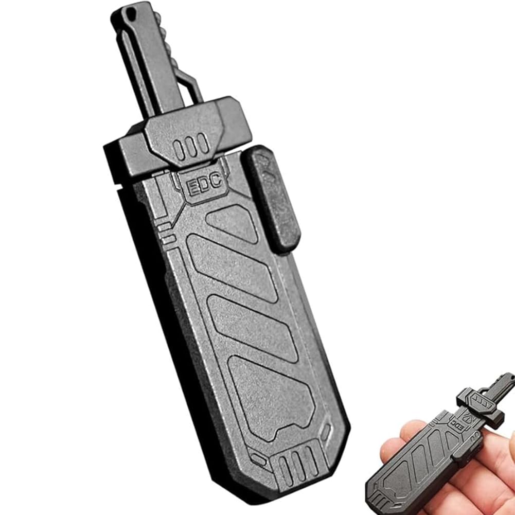 Magnetic Sword Fidget Slider, Ejectable Sword Fidget Toys, Metal Haptic EDC Mechanical Push Toy, Smooth Sensory Anxiety Stress Relief Gadget, Magnetic Metal Anti-Anxiety Office Desk Toy for Adults-10