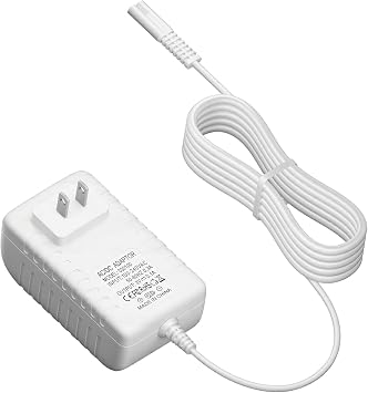 Charger for Waterpik WP360 WP360W WP450 WP450W Water Flosser Replacement Adapter Power Cord 3V 6.5Ft - Only Compatible with 2 Prong Connector Series