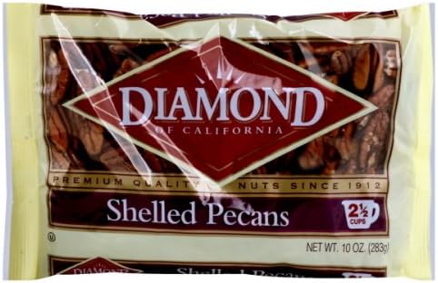 Diamond of California Pecans Shelled 10 Oz 3 Packs