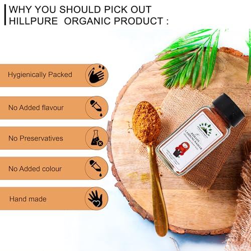 Image of Hillpure Organic Pahadi Lahsuni Namak (Himalayan Herbs Salt) Pahadi Flavoured Salt Hand Grounded On Silbatta from Uttarakhand (125 gms)