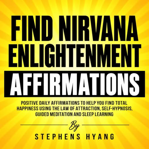 Diseño de la portada del título Find Nirvana/Enlightenment Affirmations