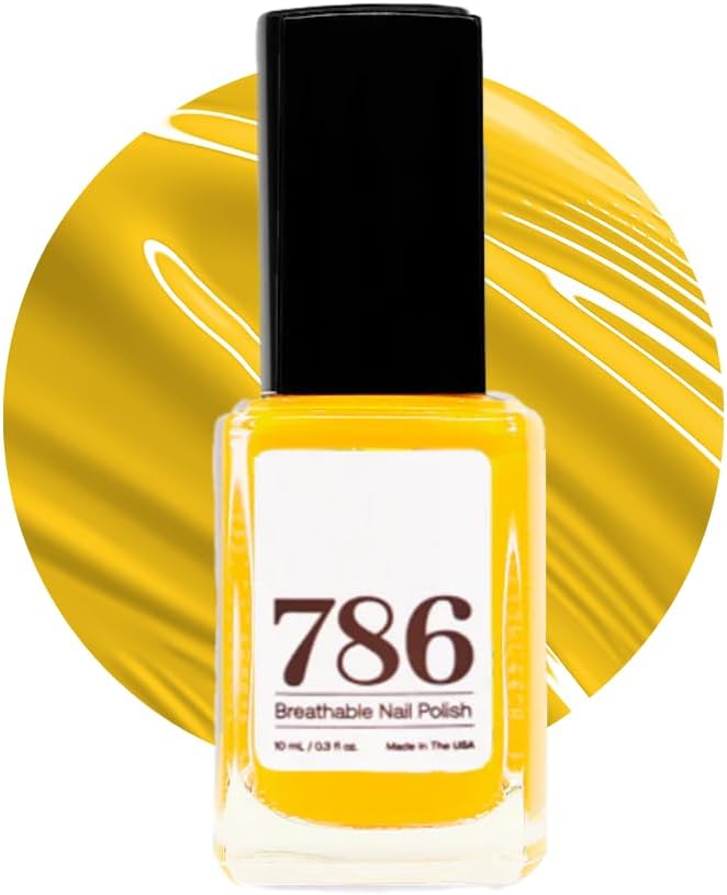 786 Cosmetics Breathable Nail Polish - Vegan Nail Polish, Cruelty-Free, Healthy, Halal Nail Polish, Fast-Drying Nail Polish (Seville)