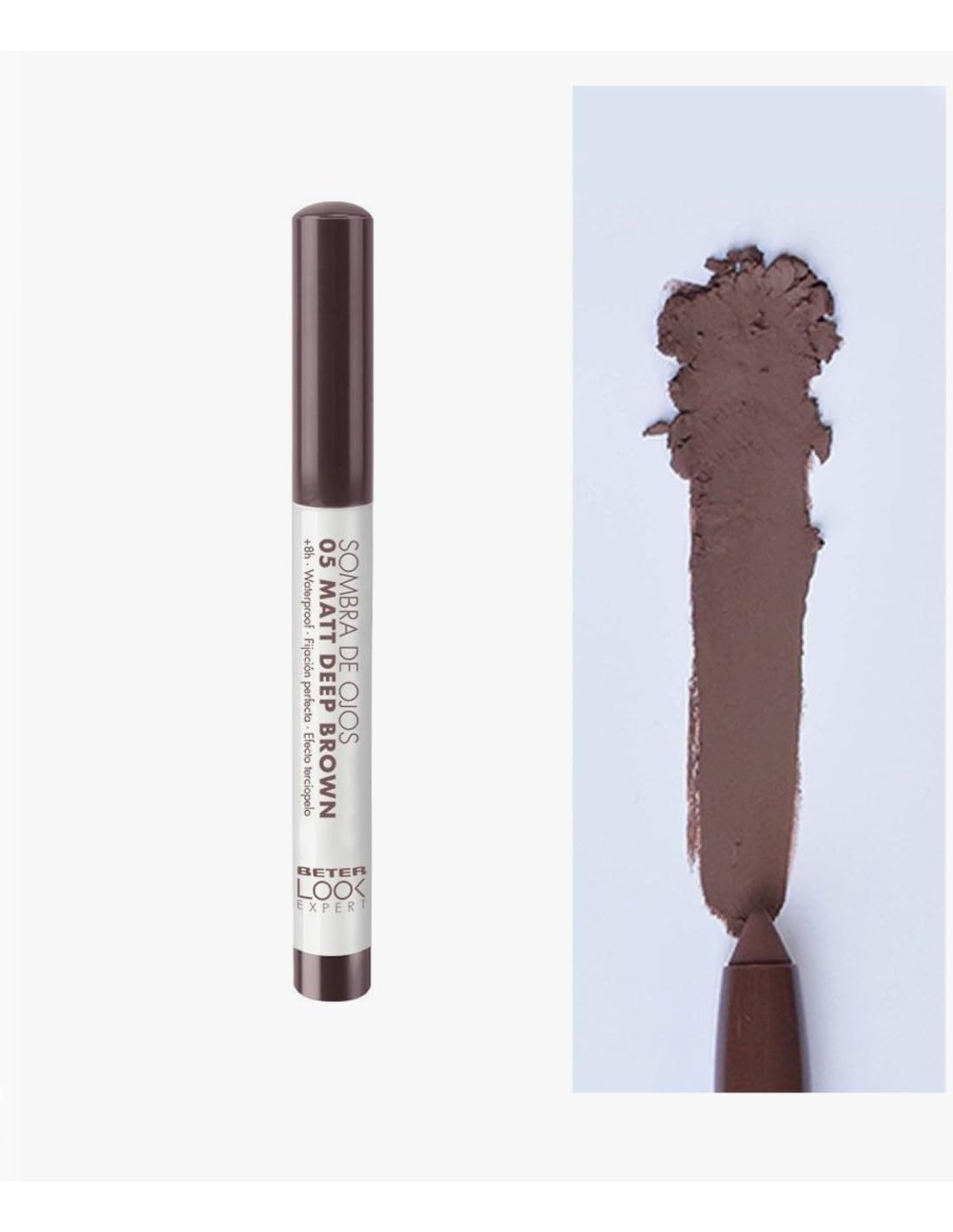 Beter Look Expert Sombra de Ojos 05 Matt Deep Brown, 1.4g