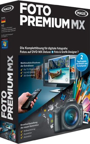 MAGIX Foto Premium MX (V.11): Fotos auf CD & DVD MX Deluxe + Foto & Grafik Designer 7