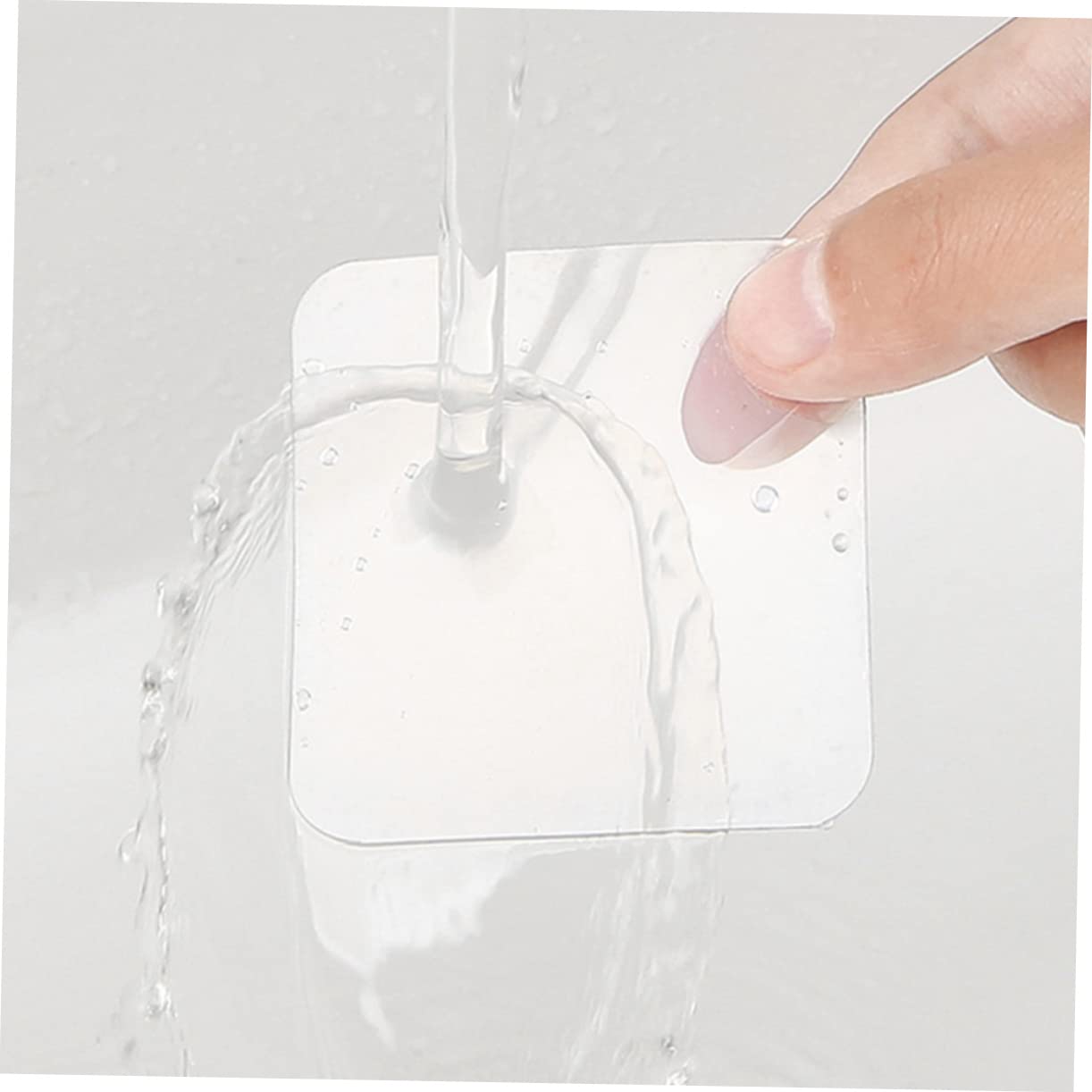 SHINEOFI 200 piezas Cinta Adhesiva Doble Cara Nano Transparente Unidades Cuadrada Fuerte Para Colgar Cuadros y Decoración Pared Sin Daños