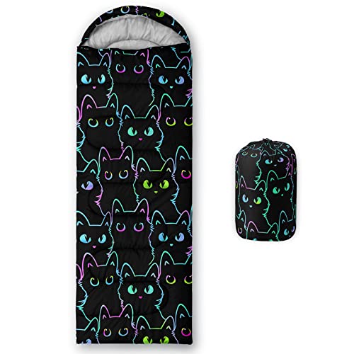 Image of QOOMO Camping Sleeping Bags,3 Season Warm & Cool Weather,Lightweight,Waterproof Sleeping Bags for Adults & Kids,Traveling,and Outdoors,Camping Gear Equipment