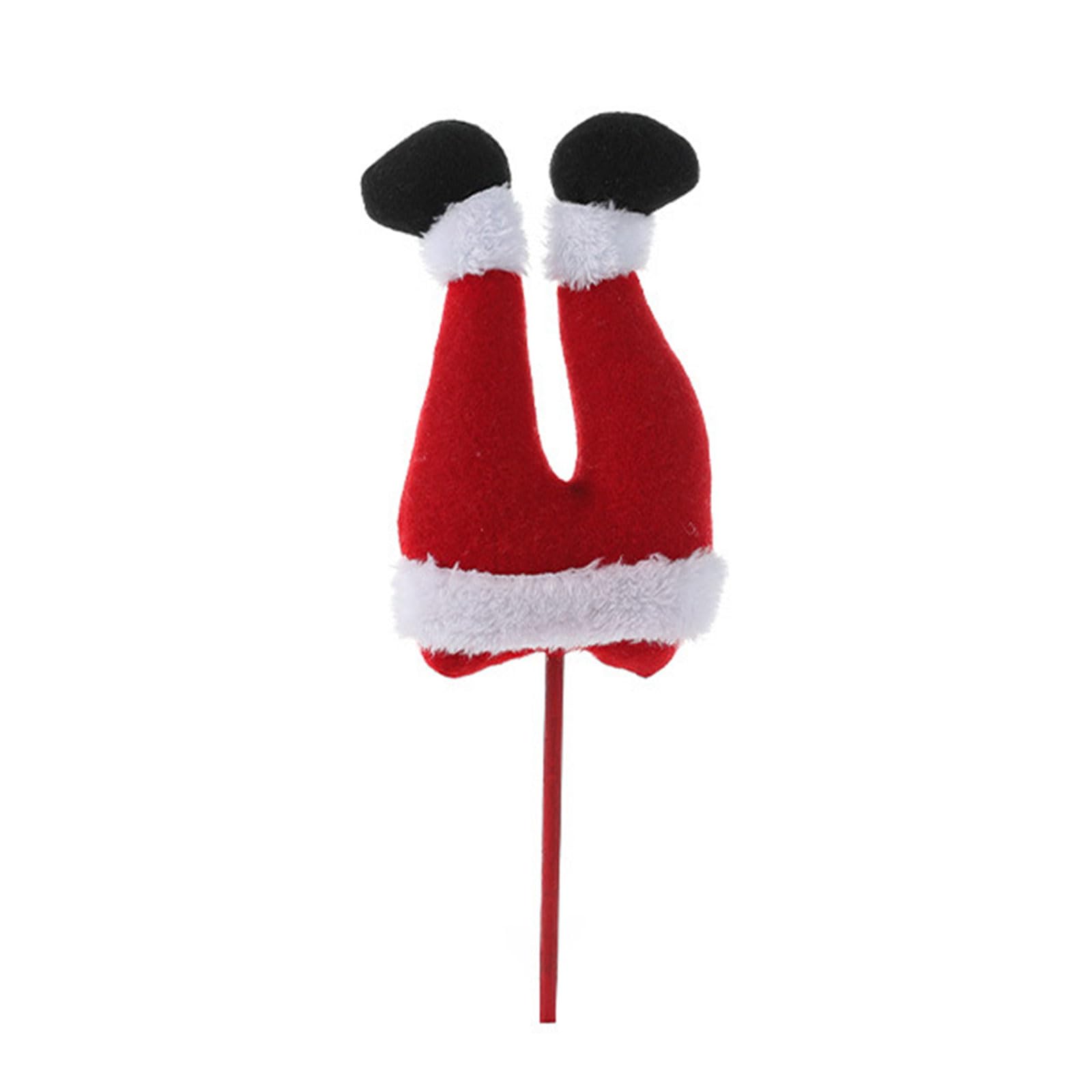 Lerpwige Multipurpose Decorative Leg Ornament Christmas Tree Top Decoration For Festival Flower Arrangements And Garden Display Holiday Flower Arrangement Ornament