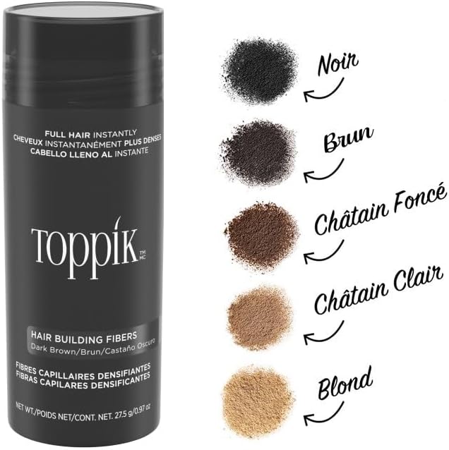 TOPPIK Fibres de Kératine : Notre Avis sur un Cheveu Plus Dense