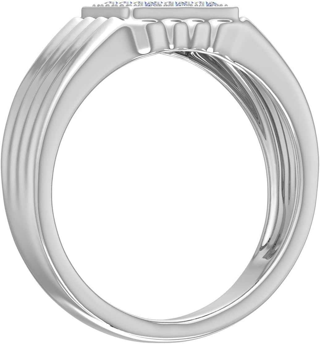 1/3 Carat Men's Diamond Wedding Band Ring in 14K Gold (SI1-SI2 Clarity)