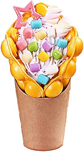 Miniatura 5 de ALDKitchen Expositor de gofres de burbujas  Waffle de burbujas artificiales para restaurantes  Cantidad por paquete 1  Decoración de alimentos (23)