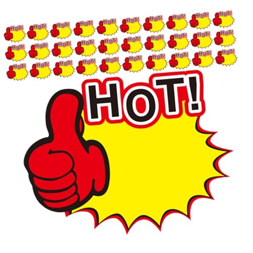 CIYODO 200pcs Sale Stickers for Retail Store Garage Sale Tags Signs Tags and for Display
