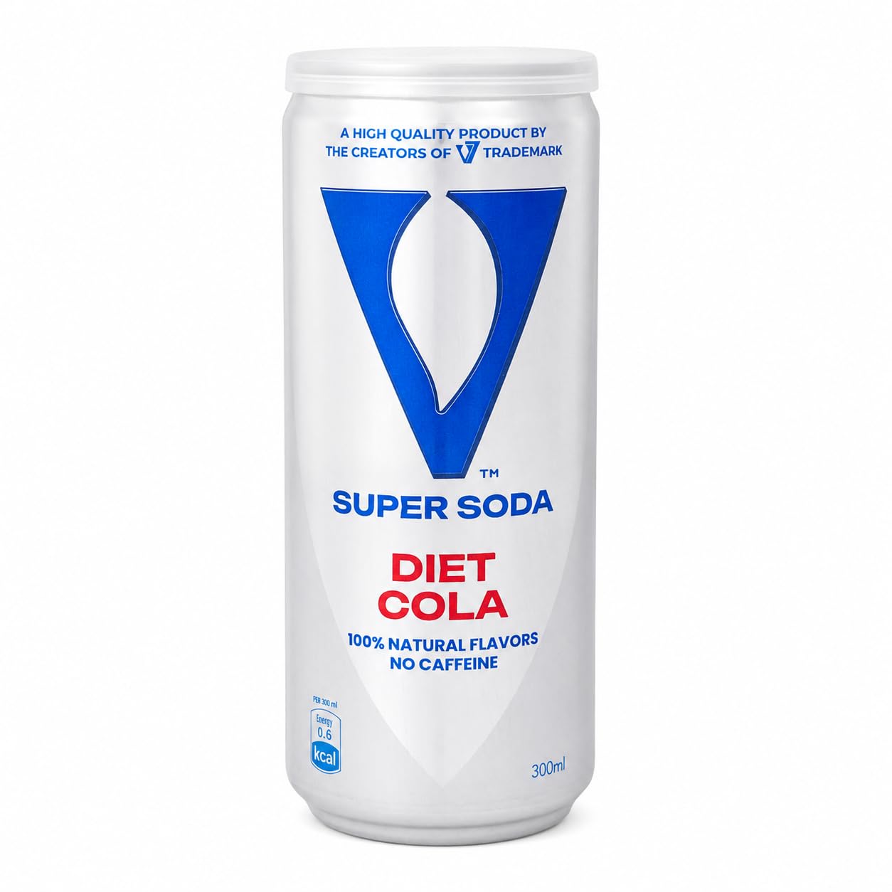 V Super Soda Diet Cola, No Sugar, Natural Flavours, No Caffeine, 300ml Can-picture-27