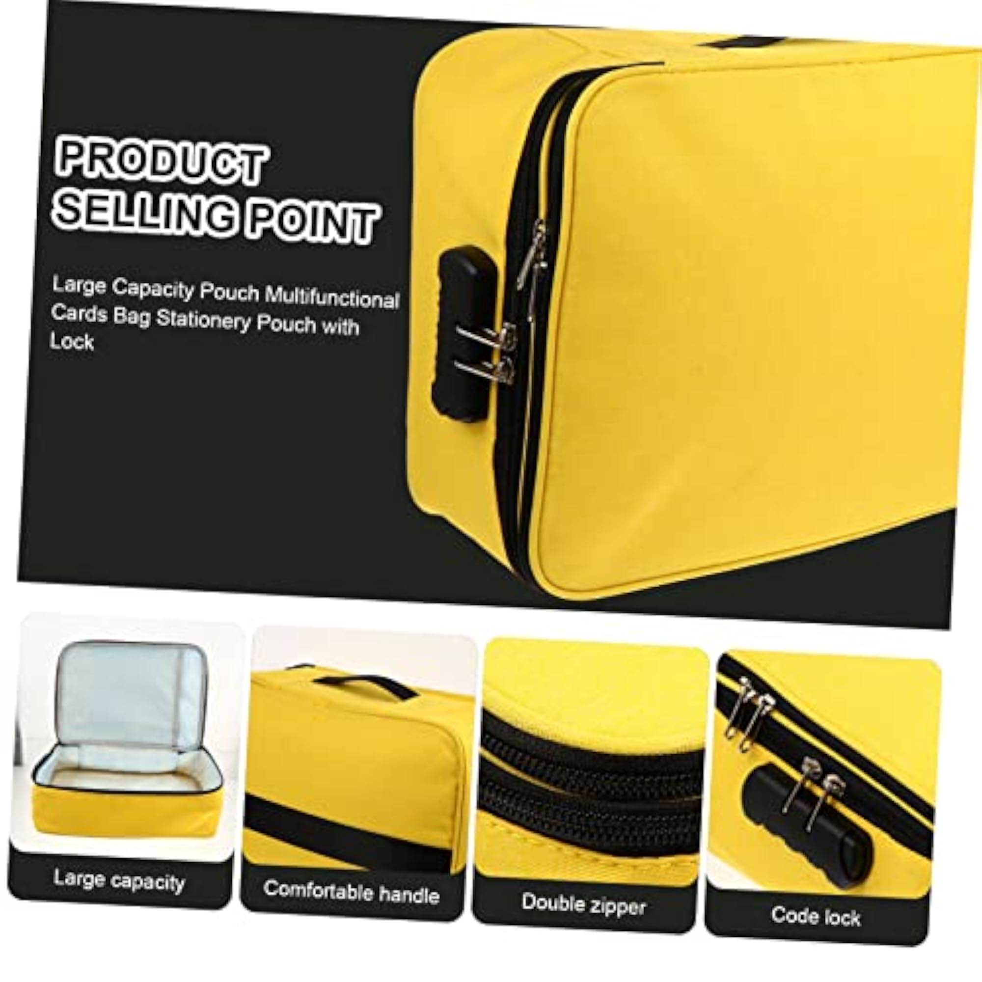 Multifunctional Storage Pouch with Lock for Travel