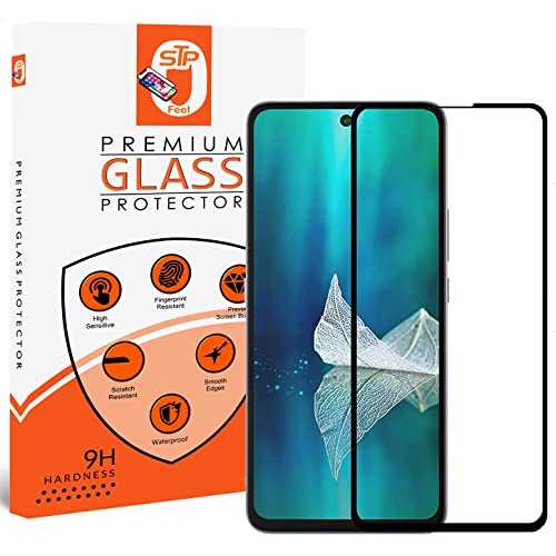 Image of STP FEEL Tempered Glass Screen Protector Compatible for Realme C55 / N55 / 60X (6.72 Inch, Pack of 1) | Edge to Edge Coverage and Easy Installation Kit