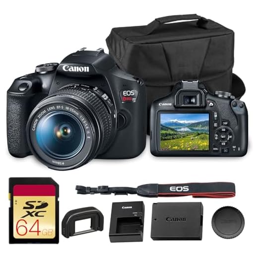 Canon EOS Rebel T7 DSLR Camera Bundle