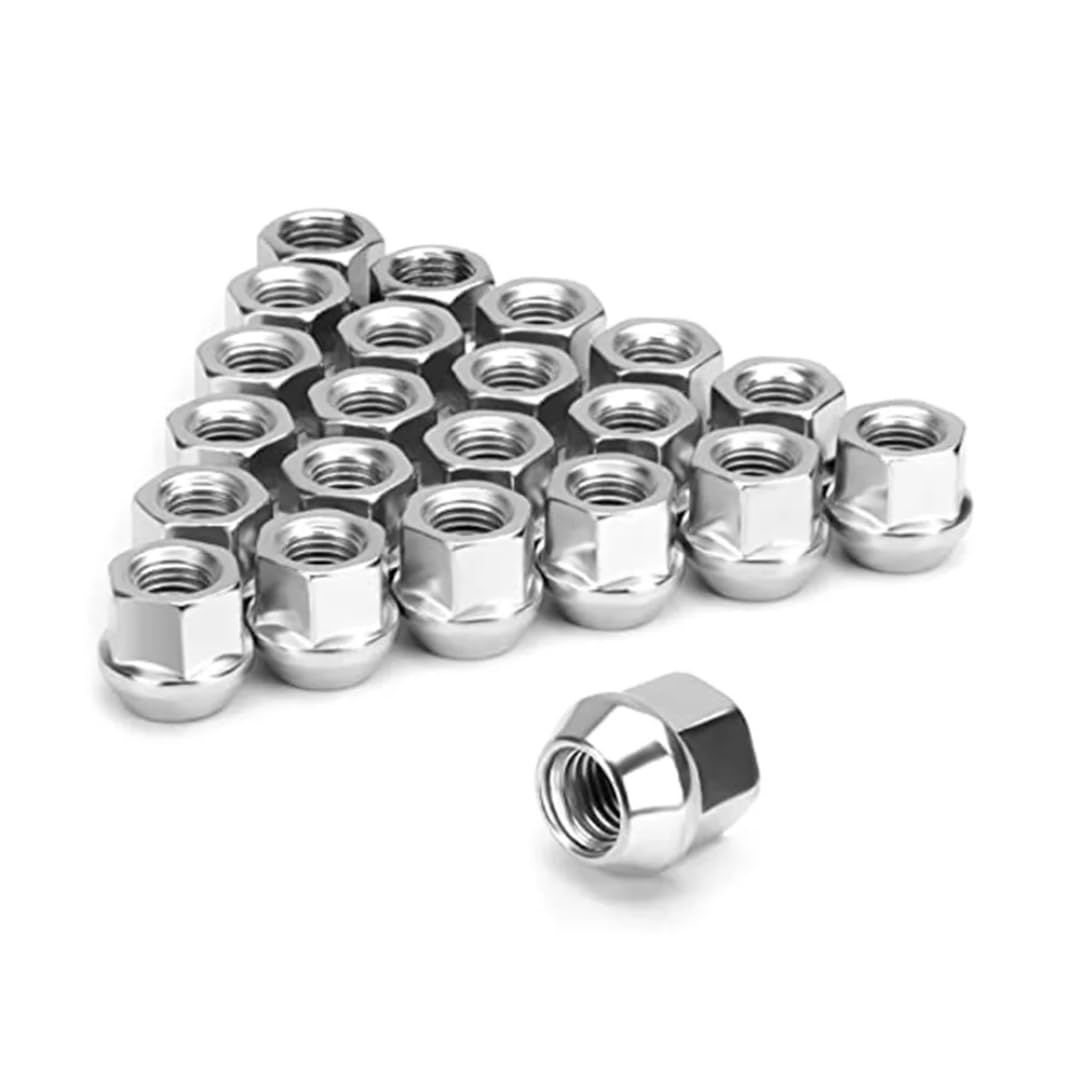 Nakrętki do Kół dla BYD, dla Dodge'a, dla Mitsubishi, 20 szt. nakrętek z otwartym końcem 19mm, sześciokątnych, M12x1,5, M14x1,5, 1/2-20, 9/16-18