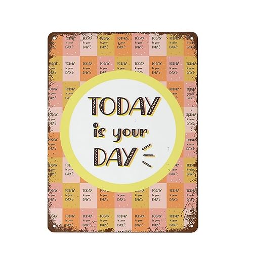 Today Is Your Day Positive Affirmation ���r���O���[�� �Q�� �E�H�[���A�[�g ���B���e�[�W �u���L�Ŕ� ���^�� �u���L�Ŕ� �E�H�[���A�[�g �����b�N�X�A�[�g �X�g���X���� �M�t�g �y�����Ǒ��� 30.5x40.64cm