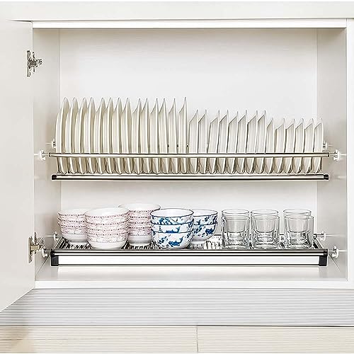 VOLO Stainless Steel Dish Plate Rack Drainer for Kitchen, Width