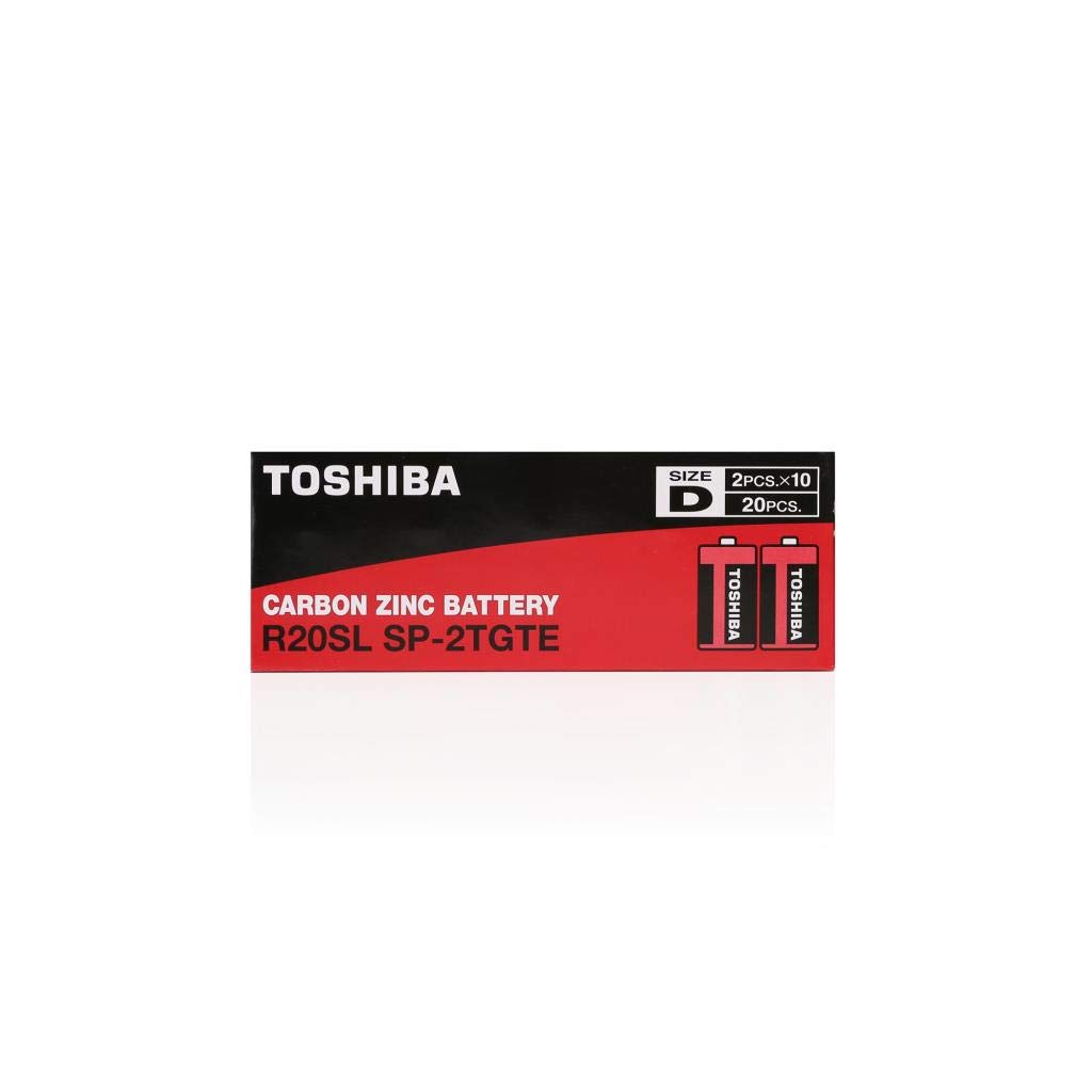 TOSHIBA R20SL D BÜYÜK BOY PİL, 2'li