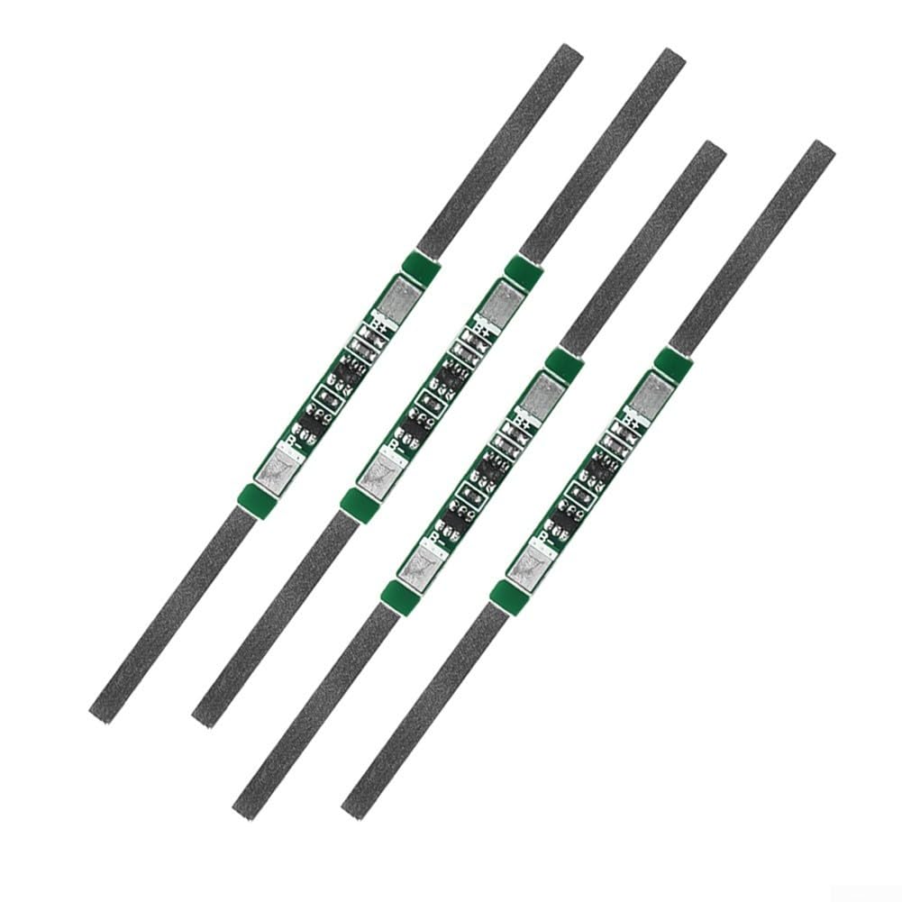 3 A Schutzplatine für 1S 3,7 V Li-Ion-Akku, Überladung, Überentladung, Kurzschlussschutz, niedriger Stromverbrauch, FR-4-Platine mit japanischem IC und (20 Stück)