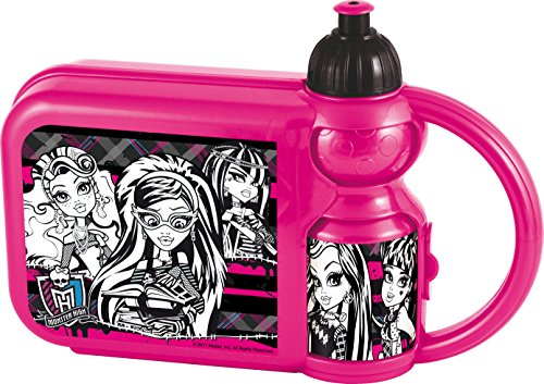 Joy Toy 737270 Monster High Boîte à Repas avec Bouteille Plastique Multicolore 400 ML