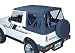 Pavement Ends by Bestop 51133-15 Black Denim Replay Replacement Soft Top Clear Windows; No door skins included for 1987-1995 Suzuki Samurai
